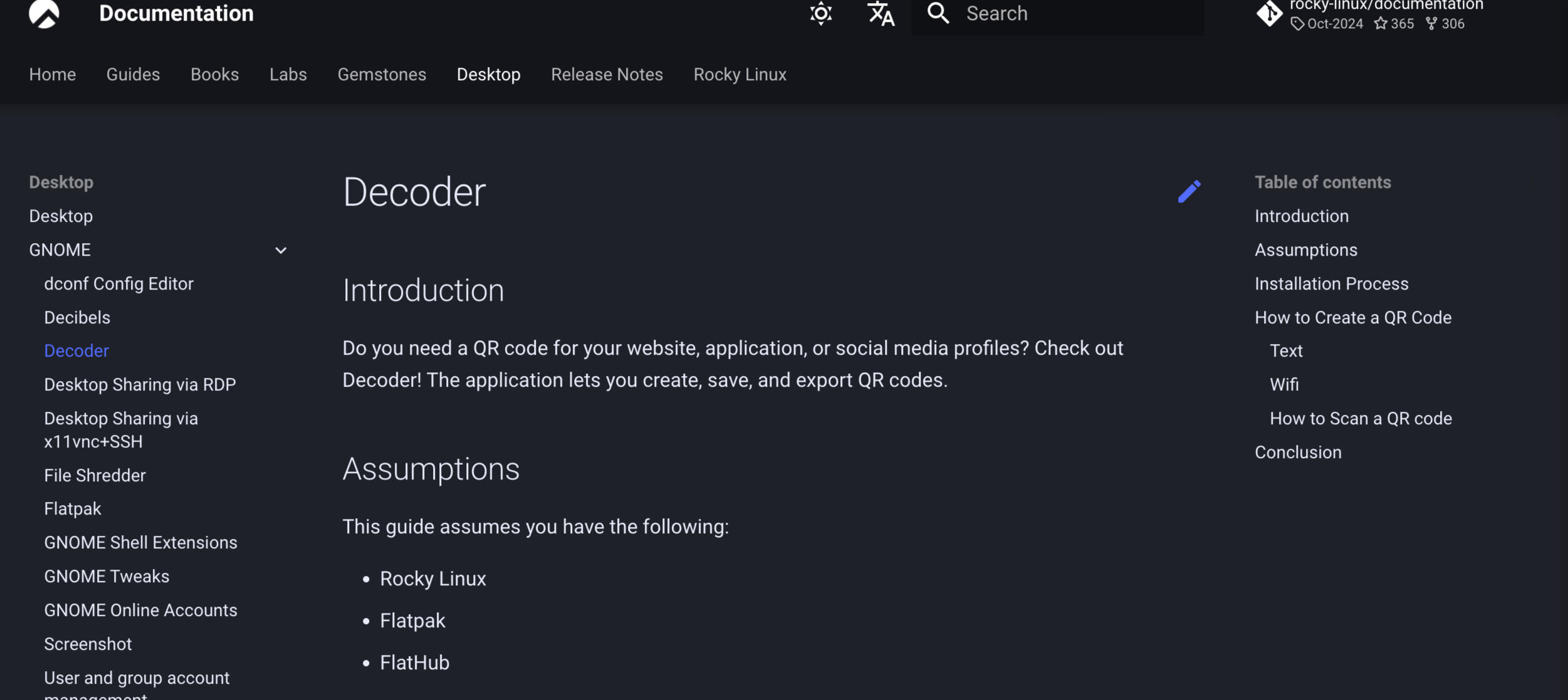 A tutorial on the GNOME application, Decoder
